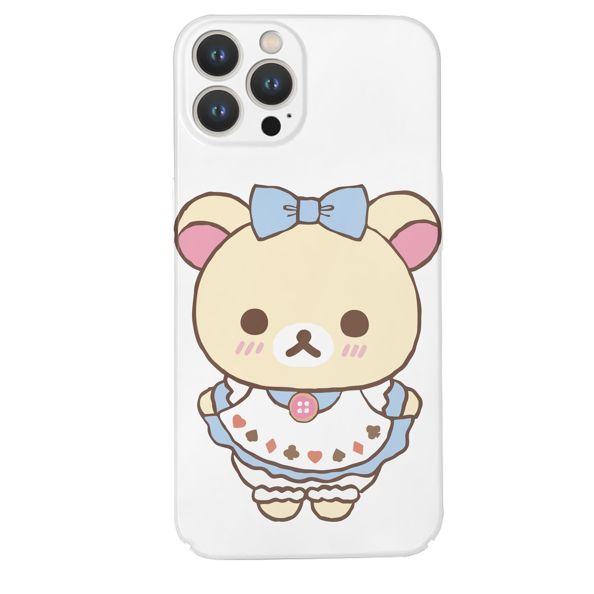 （画像用） リラックマ リラックマ キイロイトリ Rilakkuma Korilakkuma Kiiroitori 【iPhone 14シリーズ対応】ハードケース